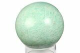 Chatoyant, Polished Amazonite Sphere - Madagascar #182924-1